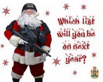 Полицейские разослали гангстерам рождественские открытки 