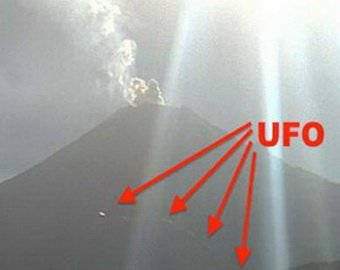 НЛО снова засекли у вулкана Попокатепетль