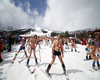 Лыжники в бикини попали в Книгу рекордов Гиннесса