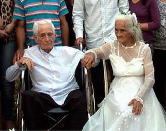 В Парагвае поженились долгожители, прожившие вместе 80 лет 