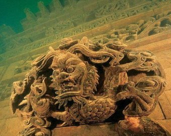 Потерянный город обнаружили под водой в Китае