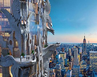В Манхэттене появится небоскреб с крыльями