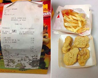 Американка показала купленную шесть лет назад еду из «Макдоналдса»