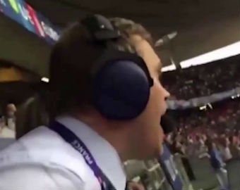 Комментатор впал в истерику после гола в ворота