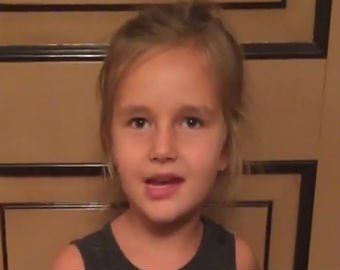 4-летняя дочка Кристины Орбакайте исполнила ее песню