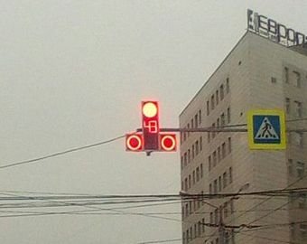 В Красноярске появился "эротической" светофор