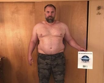 Мужчина похудел ради детей на 37 килограммов
