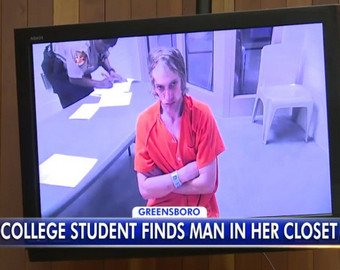 Студентка обнаружила в своем шкафу прожившего там несколько дней мужчину