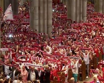 4500 фанатов «Кёльна» помолились в соборе за любимую команду