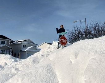 В Канаде выпало рекордное за 20 лет количество снега