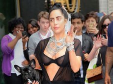 Леди Гага прошлась по улицам Нью-Йорка в нижнем белье