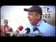 Президент Коста-Рики проглотил осу во время интервью