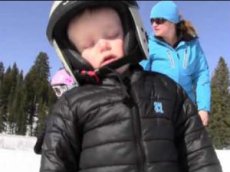 Малыш-лыжник стал интернет-звездой