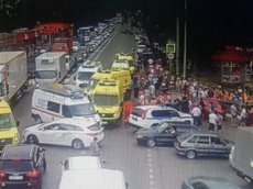 Видео наезда на пешеходов в Сочи