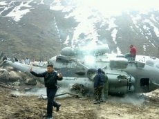 Крушение вертолета Ми-17 ВВС Индии в Гималаях