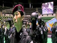 Показательное выступление полиции Южной Кореи