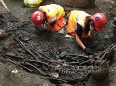 Археологи сняли панорамное видео с раскопок в центральном Лондоне