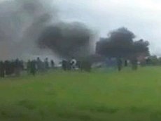 Крушение военного самолета Ил-76 в Алжире