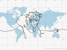 Создан самый большой в мире автопортрет: кистью стала система GPS, а холстом — планета Земля