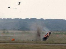 Lamborghini Gallardo разбился на скорости 450 км/ч