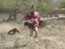 Варан едва не съел участницу реалити-шоу