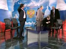 Жириновский устроил дебош во время теледебатов