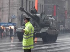 Ночная репетиция парада Победы на Красной площади