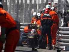 Гран При Австралии 2012: Авария Пастора Мальдонадо