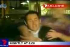 На репортера напали футбольные фанаты