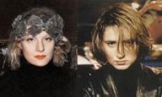 Земфира и Рената Литвинова на съемках клипа "Мы разбиваемся"