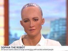 Робот София дала интервью в утреннем шоу