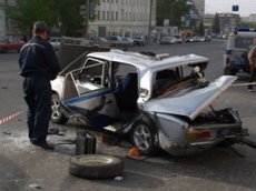 ГИБДД Челябинска обнародовало видеоролик с места очередной страшной аварии в центре города