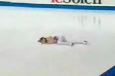 Как это было:Ужасное падение американской фигуристки на «Skate Canada–2007»