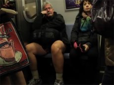 3 тысячи человек остались без штанов в метро Нью-Йорка