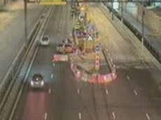 Два человека сгорели в иномарке после аварии на ТТК