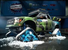 Кен Блок и его самый быстрый в мире снегоход