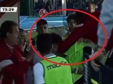 Главный тренер ударил футболиста и был за это удалён