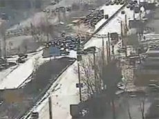 В Красноярске упал строительный кран, есть жертвы