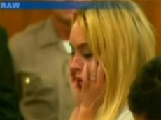 Рыдания Линдсей Лохан в суде