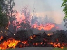 Вулкан Килауэа заливает Гавайи лавой и отравляет газом