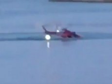 Падение вертолёта в Нью-Йорке