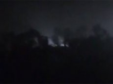 Странные огни над полем в Техасе