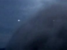 НЛО во время песчаной бури