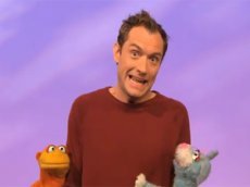 Джуд Лоу на шоу «Улица Сезам»