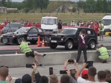 «Ниву» разогнали до 100 км/ч за 2 секунды