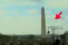 Опубликованы видеокадры НЛО, следившим за ходом инаугурации Б.Обамы