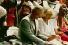 Принц Чарльз на Ямайке, играя регги, сломал барабан