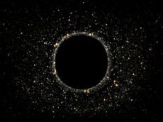 Модель падения в черную дыру