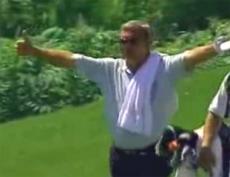 Феноменальный бросок в гольфе