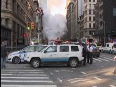 Взрыв паропровода в центре Нью-Йорка